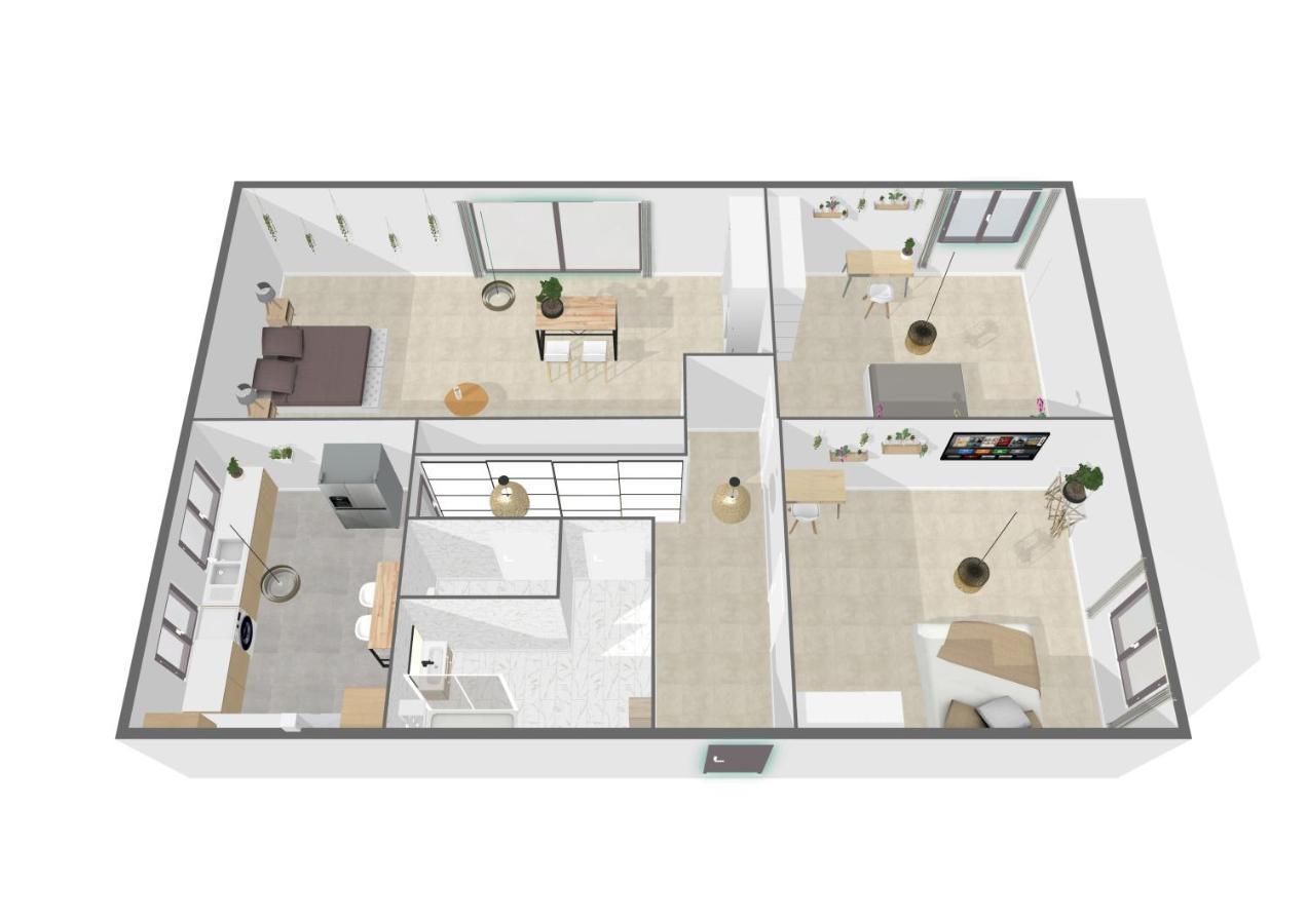 לה פלסי-רובינסון L'Estival Room Logement En Colocation מראה חיצוני תמונה